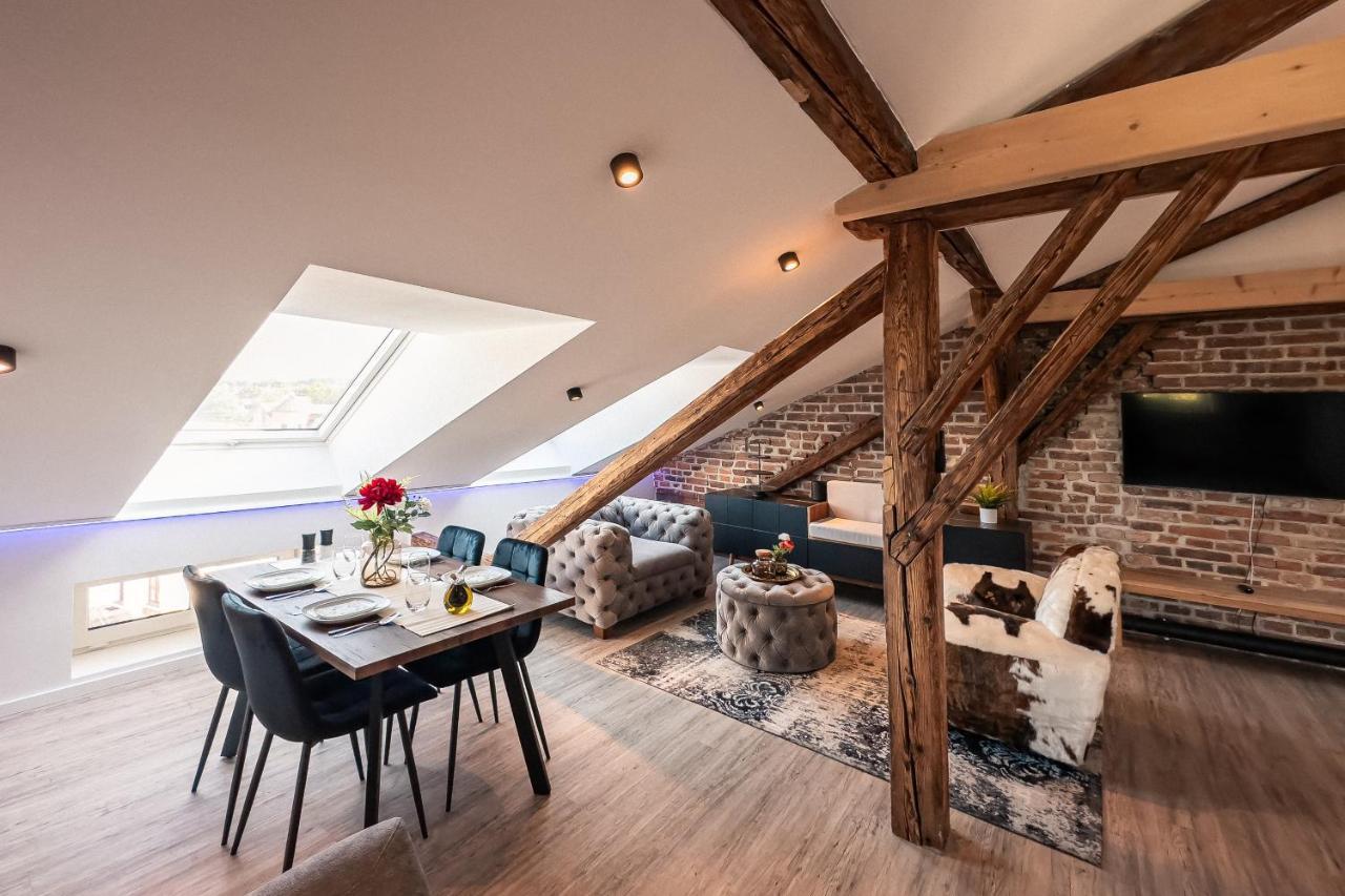 Crest - Riverside Lofts Mit Parken I Balkon I Kueche I Regendusche Πασάου Εξωτερικό φωτογραφία